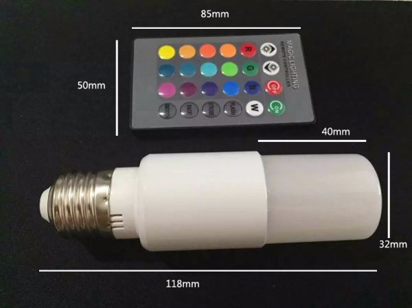 Bóng đèn LED đổi màu có điều khiển từ xa TY-RGB-6W