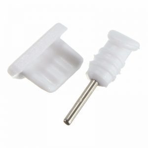 2 nút silicone chống bụi tai nghe và cổng sạc micro usb