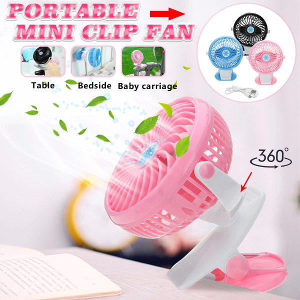 QUẠT Lồng USB đế KẸP TIỆN DỤNG CHO DÂN VĂN PHÒNG
