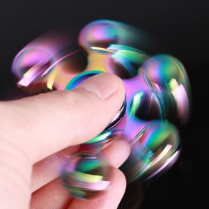 Con quay 6 cánh đa sắc Autism Hand Spinner