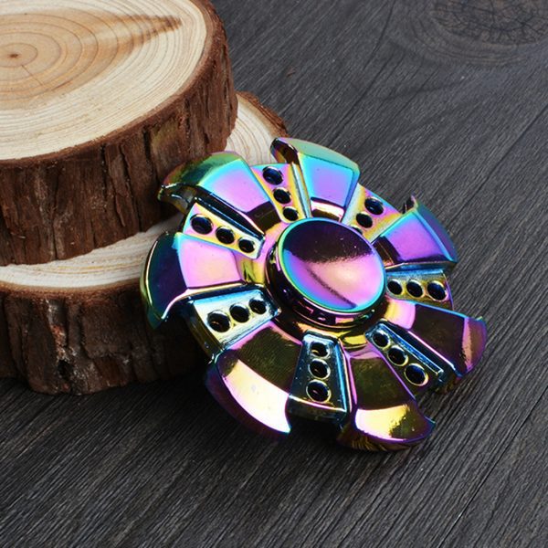 Con quay 7 cánh đa sắc Austim hand spinner