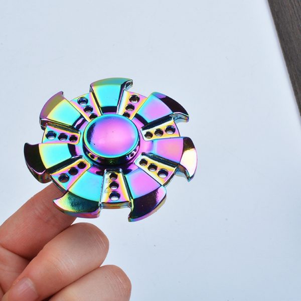 Con quay 7 cánh đa sắc Austim hand spinner