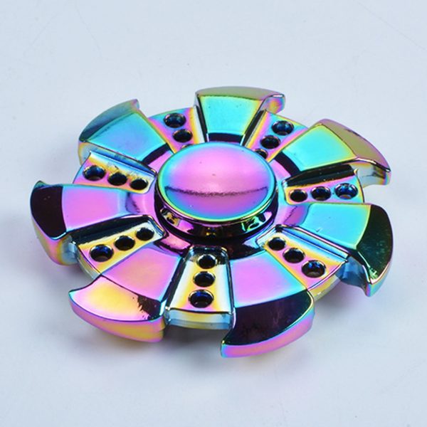 Con quay 7 cánh đa sắc Austim hand spinner