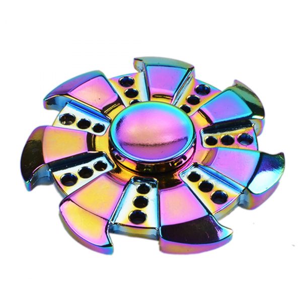 Con quay 7 cánh đa sắc Austim hand spinner