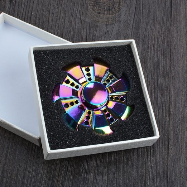 Con quay 7 cánh đa sắc Austim hand spinner