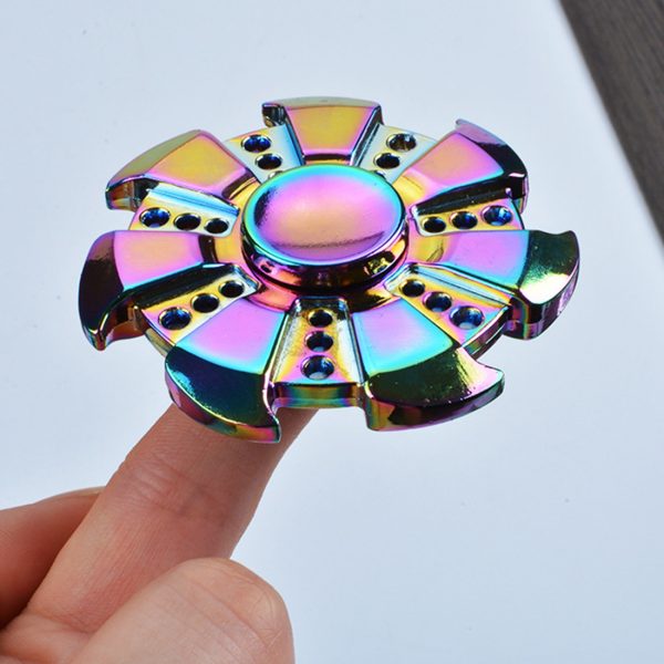 Con quay 7 cánh đa sắc Austim hand spinner