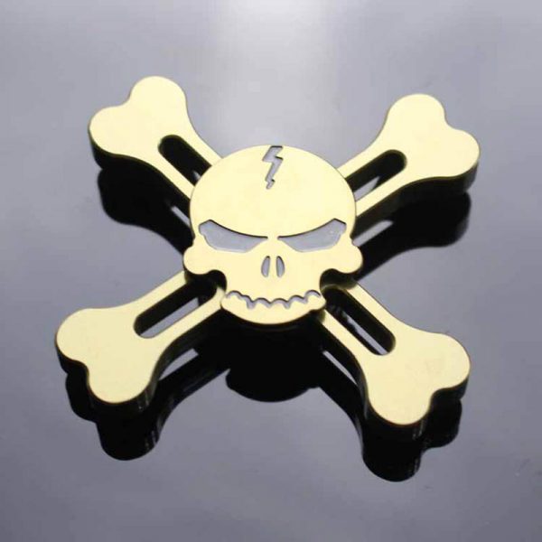 Con quay 4 cánh đầu lâu Hand Spinner Skull