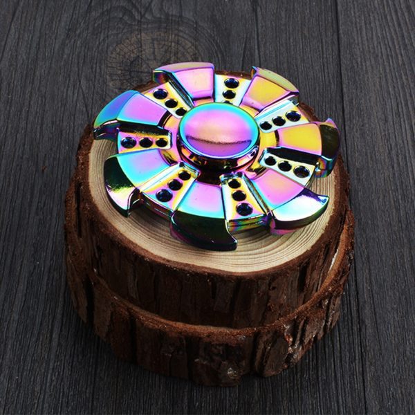 Con quay 7 cánh đa sắc Austim hand spinner