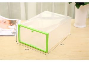 Hộp đựng giày trong suốt gọn nhẹ 29 x 20 x 10 cm