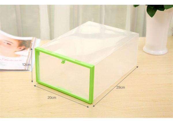 Hộp đựng giày trong suốt gọn nhẹ 29 x 20 x 10 cm