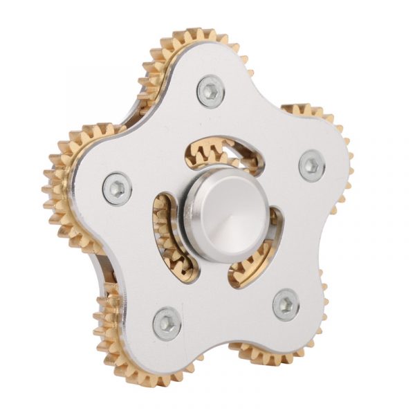 Con quay đồng 5 cánh bánh răng gear hand spinner