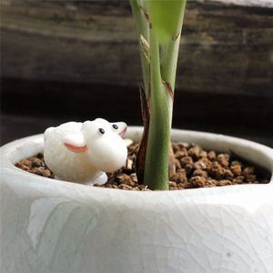 Con cừu mini phụ kiện trang trí tiểu cảnh terrarium