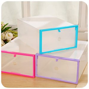 Hộp đựng giày trong suốt gọn nhẹ 29 x 20 x 10 cm