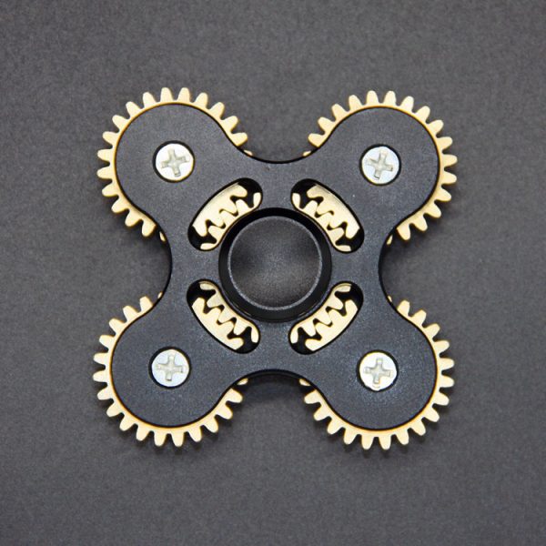 Con quay đồng 4 cánh bánh răng gear hand spinner