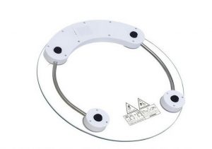 Cân điện tử mặt kính cường lực tròn Electronic Scale 180 kg