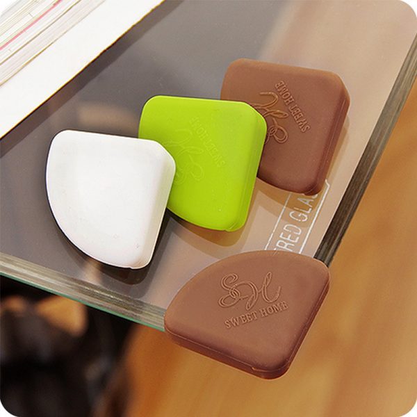 4 Miếng Silicone chặn góc bàn an toàn cho bé yêu