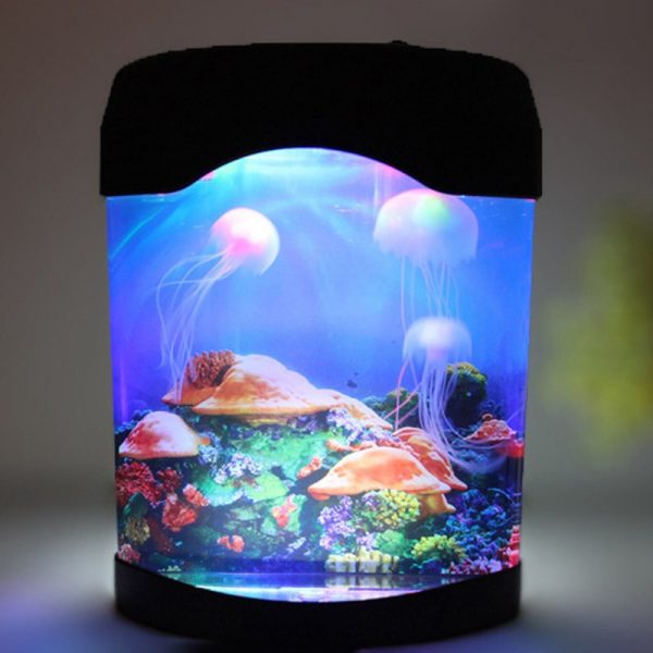 Hồ sứa nhân tạo để bàn desktop aquarium jellyfish clownfish