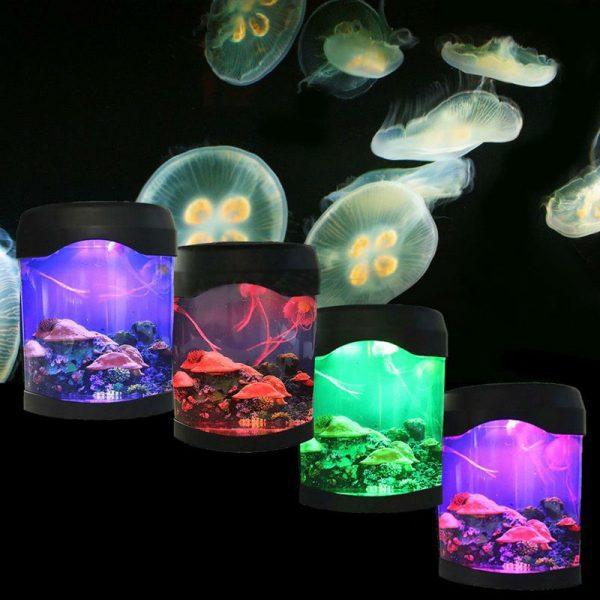 Hồ sứa nhân tạo để bàn desktop aquarium jellyfish clownfish