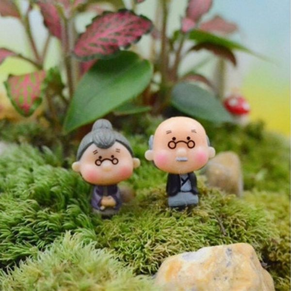 Ông bà anh siêu dễ thương mini phụ kiện trang trí tiểu cảnh terrarium