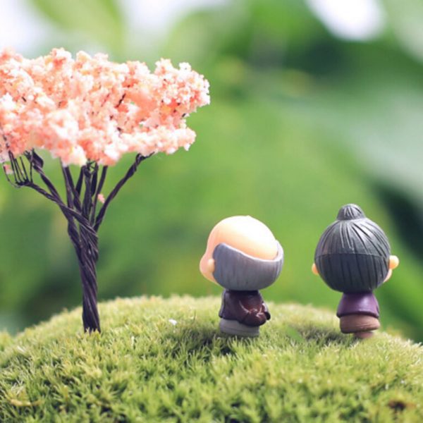 Ông bà anh siêu dễ thương mini phụ kiện trang trí tiểu cảnh terrarium
