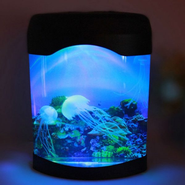 Hồ sứa nhân tạo để bàn desktop aquarium jellyfish clownfish