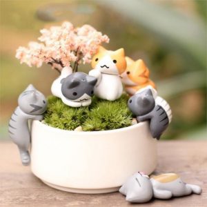 Tượng mèo chii kawaii chỉ đơn giản là dễ thương trang trí tiểu cảnh