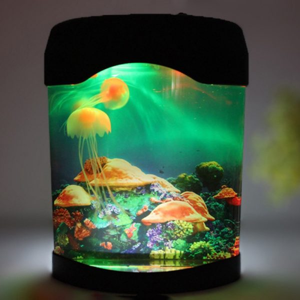 Hồ sứa nhân tạo để bàn desktop aquarium jellyfish clownfish