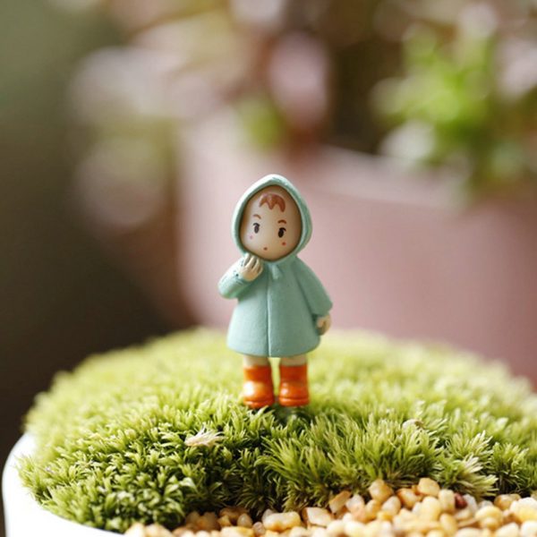 Bé Satsuki Tonari no Totoro mini phụ kiện trang trí tiểu cảnh terrarium