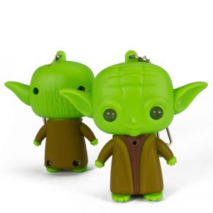 Móc khóa Yoda trong star war có đèn led và âm thanh