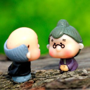 Ông bà anh siêu dễ thương mini phụ kiện trang trí tiểu cảnh terrarium