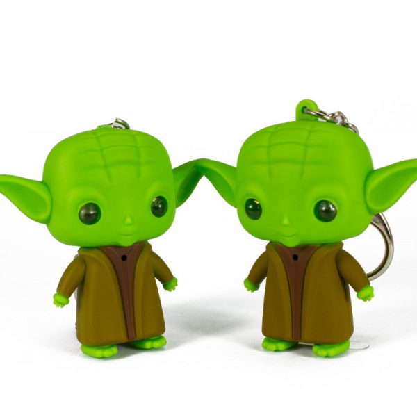 Móc khóa Yoda trong star war có đèn led và âm thanh