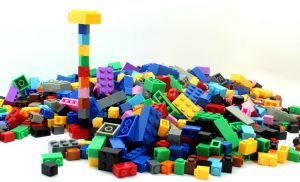 Bộ đồ chơi xếp hình 1000 mảnh ghép và hình khối cho bé