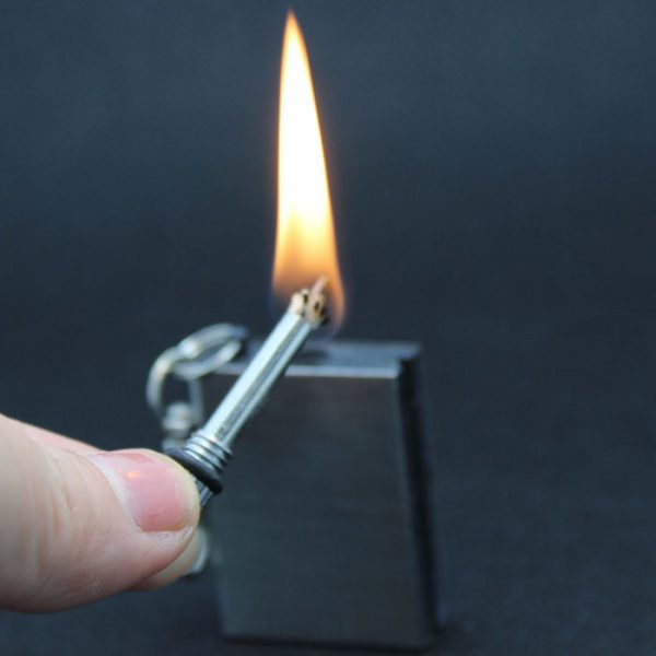 Hộp quẹt thép đá lửa magnesium dùng xăng có thể sử dụng 10000 lần
