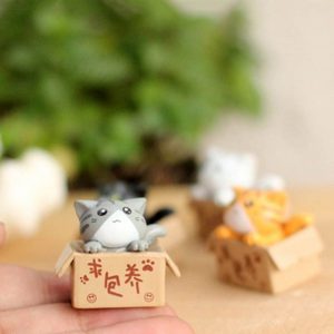 Mèo con kawaii chii dễ thương trang trí tiểu cảnh