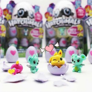 4 quả trứng hatchimal cảm ứng siêu dễ thương