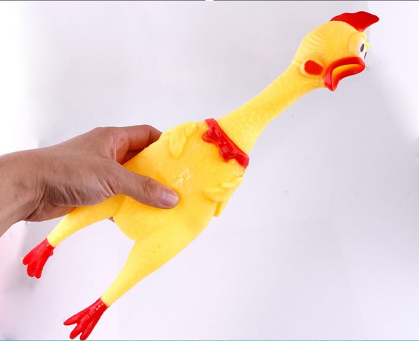 Gà bóp kêu Shrilling Chicken quà tặng hài hước 30cm