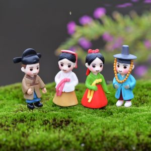 Cô dâu chú rể kpop hàn quốc mini phụ kiện trang trí tiểu cảnh terrarium