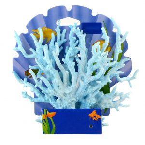 San hô nhân tạo nhánh quạt xanh biển trang trí hồ cá aquarium