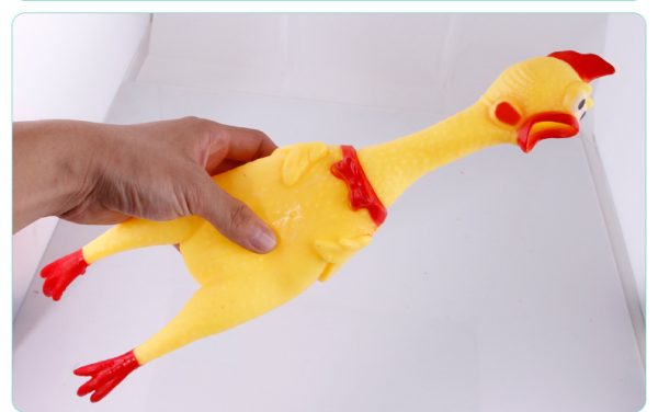 Gà bóp kêu Shrilling Chicken quà tặng hài hước 30cm