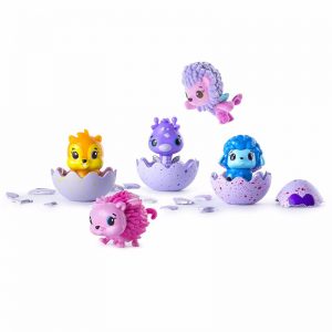 4 quả trứng hatchimal cảm ứng siêu dễ thương