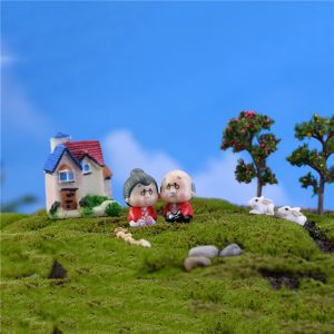Ông bà anh siêu dễ thương mini phụ kiện trang trí tiểu cảnh terrarium v2