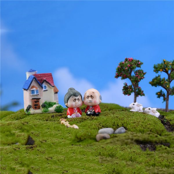 Ông bà anh siêu dễ thương mini phụ kiện trang trí tiểu cảnh terrarium v2