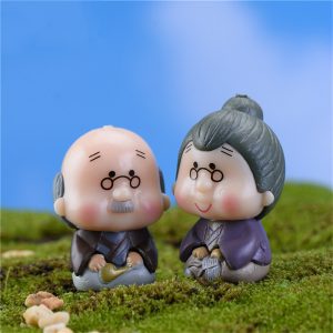Ông bà anh siêu dễ thương mini phụ kiện trang trí tiểu cảnh terrarium v2