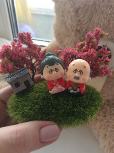 Ông bà anh siêu dễ thương mini phụ kiện trang trí tiểu cảnh terrarium v2