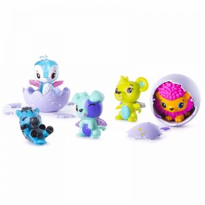4 quả trứng hatchimal cảm ứng siêu dễ thương