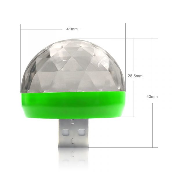 USB led 7 màu ánh sáng chớp nháy đèn bar vũ trường Mini