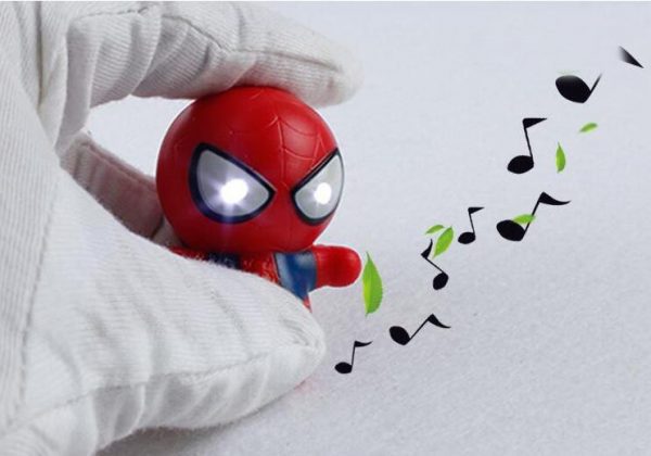 Móc khóa mô hình NGười nhện Marvel Spider Man đèn led có âm thanh