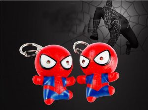 Móc khóa mô hình NGười nhện Marvel Spider Man đèn led có âm thanh