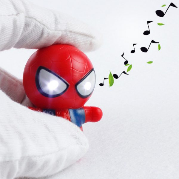 Móc khóa mô hình NGười nhện Marvel Spider Man đèn led có âm thanh