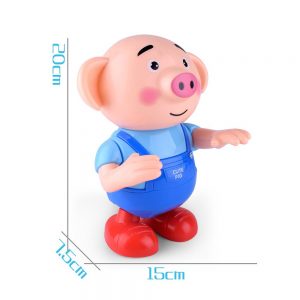 Heo con dễ thương ca hát nhảy múa vui nhộn có đèn led